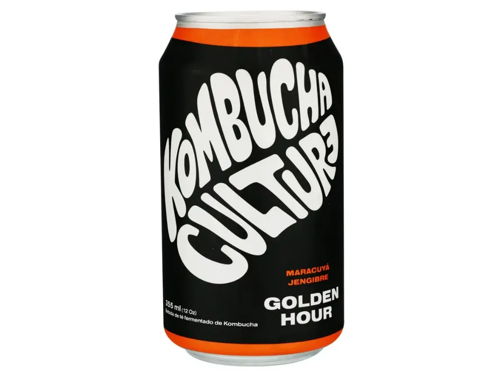 Golden Hour Clasica Kombucha (maracuyá y Jengibre)