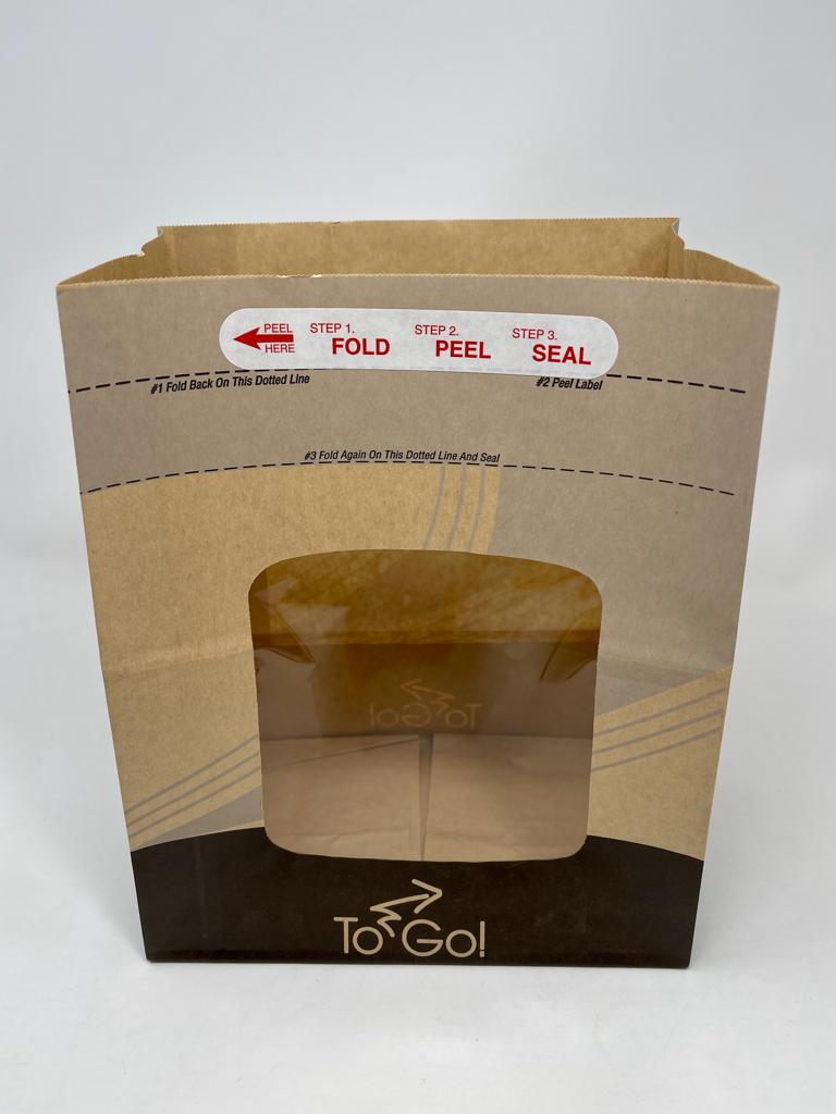 Bolsa con Ventana p/ Pollo (8.75"x6"x10.75")