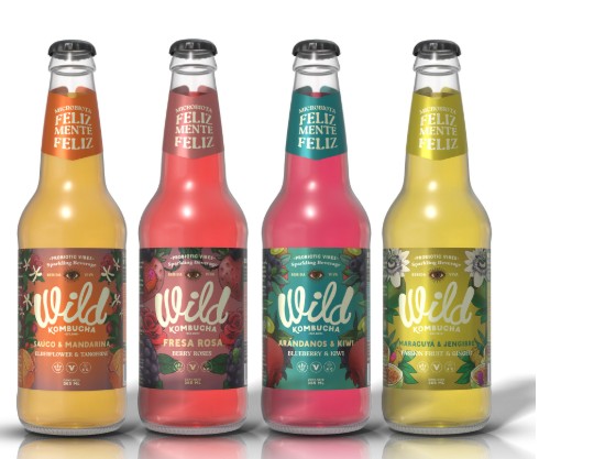 Mix de Kombucha WK (Arandanos-Maracuya-Sauco-HB)