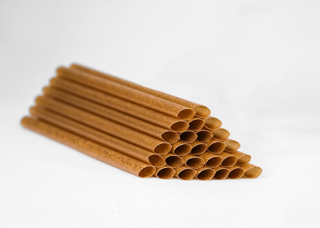 Pajilla Fibra Super Jumbo 21cmx11.2mm, Envuelta