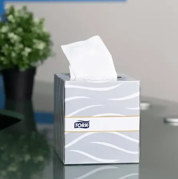Pañuelo Facil Tork Cubo Premium 100u - 80HD (39299)