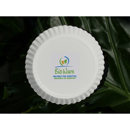 Platos #7 de Cartón Biodegradables 
