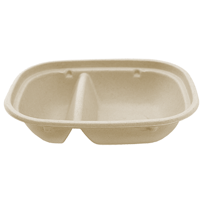 Bandeja de fibra 2 compartimentos