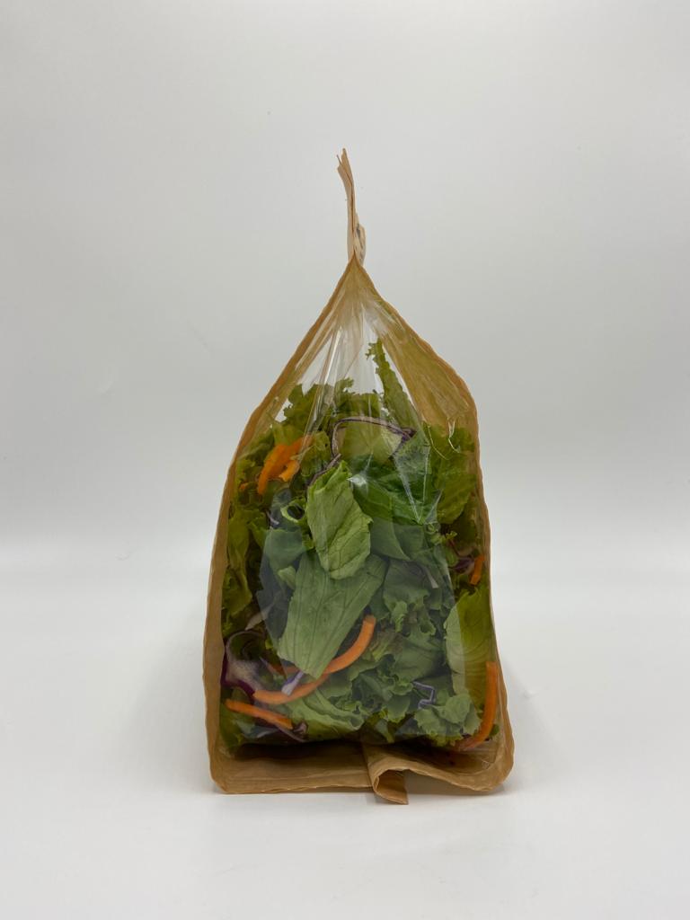 Bolsa Kraft con Fuelle de PLA 32cm