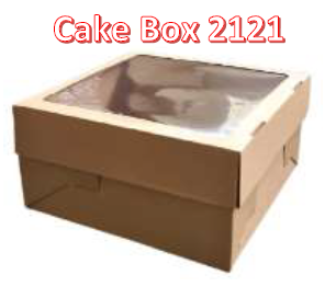 Caja para Queque 21x21x13 CP