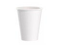 White Cardboard Single Wall Cups 8 oz