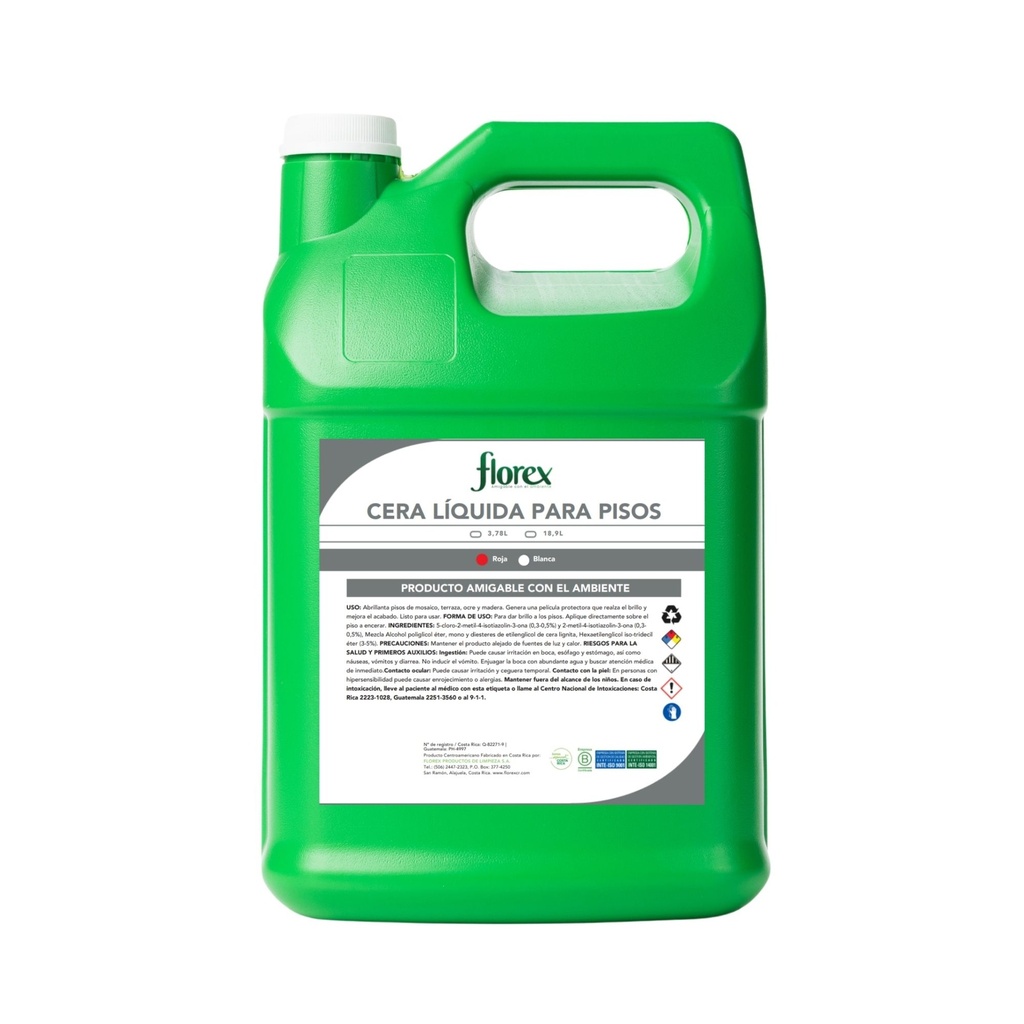 Red Non-Slip Liquid Wax Gallon CP