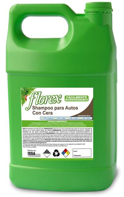 Florex Car Shampoo with Wax Gallon CP