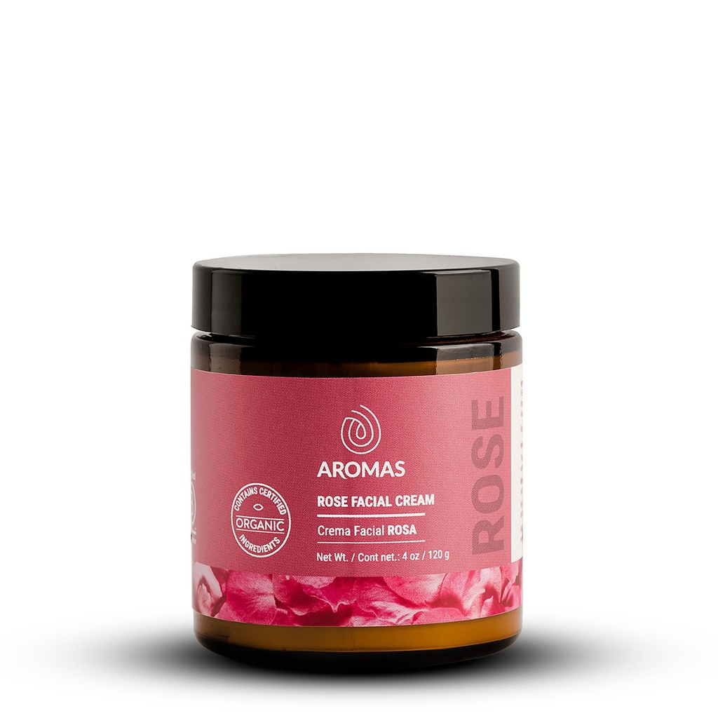 Crema facial de Rosa 120gr