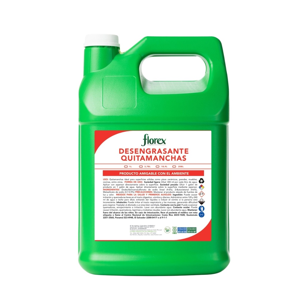Florex Stain Remover Degreaser Gallon