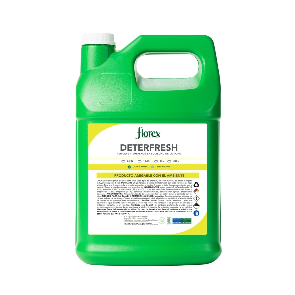 Detergente Lavaropa Florex Galón Sin Aroma