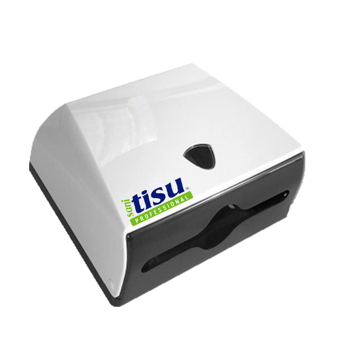 Sani Tisu White Interfolded Towel Dispenser