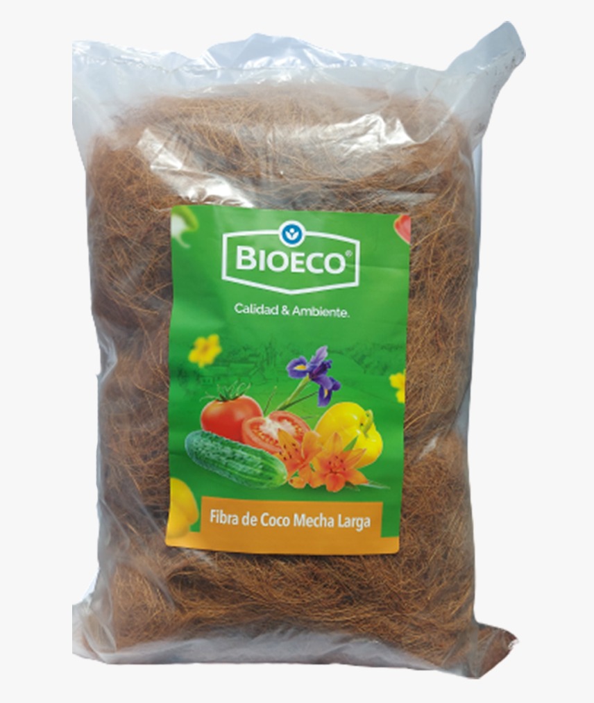 Jardín fibra coco mecha larga 500g