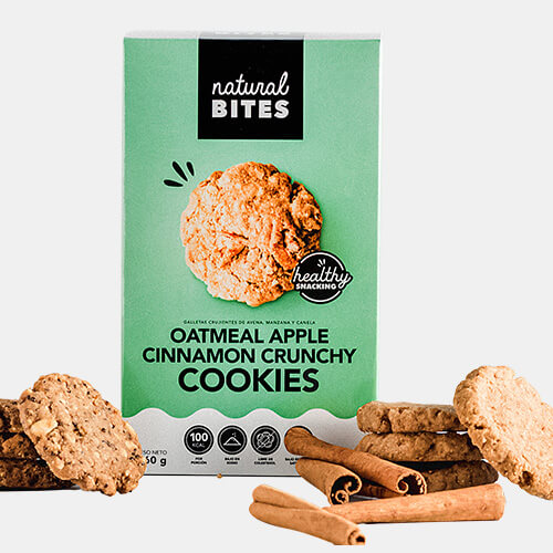 Galletas Avena, manzana y canela 160 g