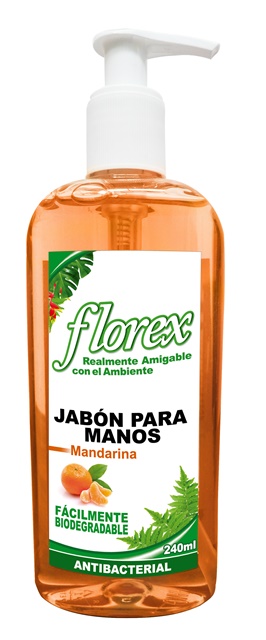 Jabón Antibacterial 240ml Mandarina