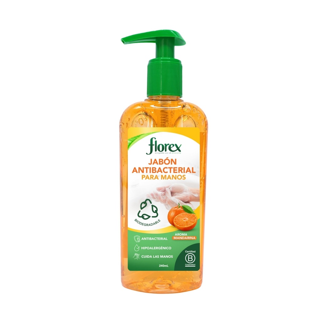 Mandarin Antibacterial Soap 240ml