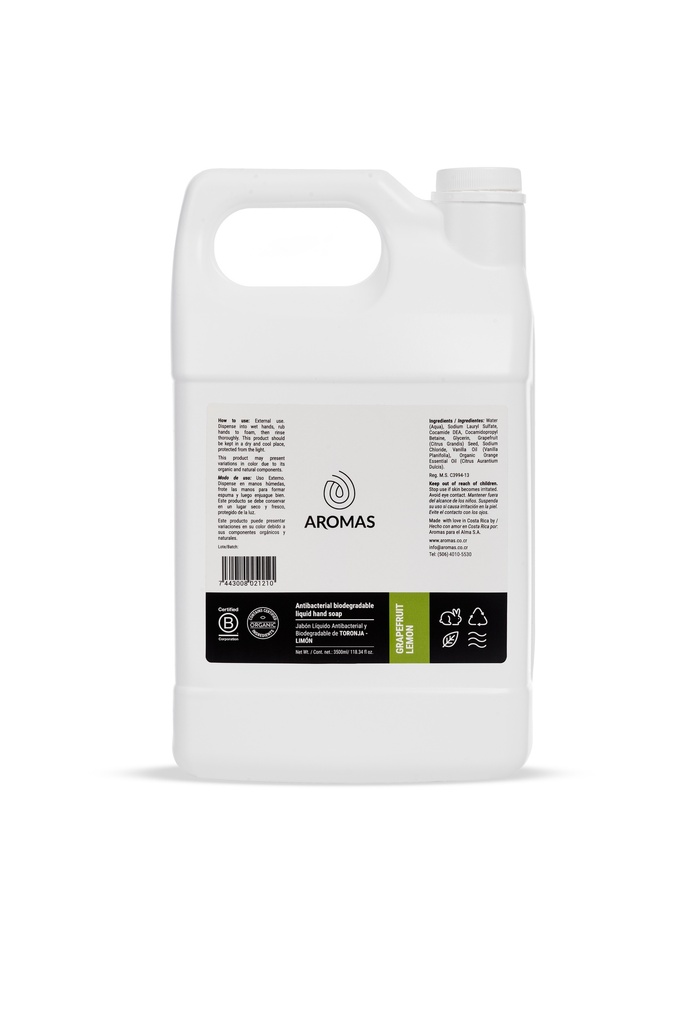 Jabón Liquido Toronja y Limón Galón CP