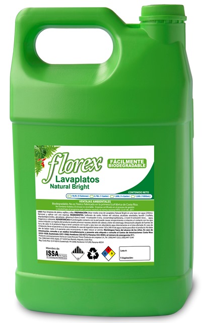 Lavaplatos "Natural Bright" Sin fragancia Galón CP