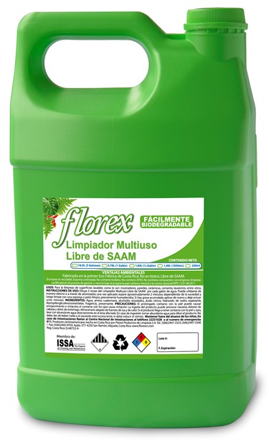 Limpiador  Multiusos Libre de SAAM Florex Galón