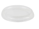 Round Deli Lid with Green Stripe