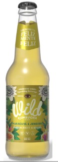 Wild Kombucha Passion Fruit and Ginger
