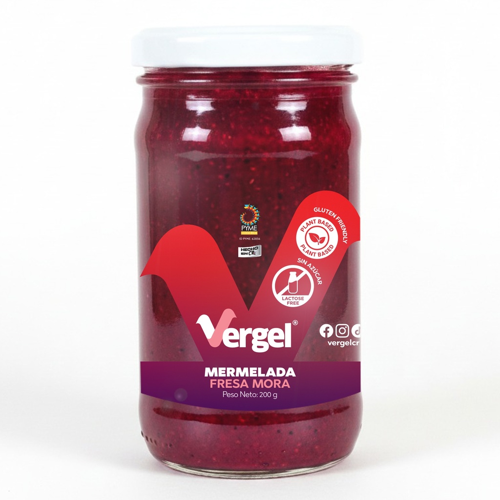 Mermelada Fresa Mora sin azucar 200g