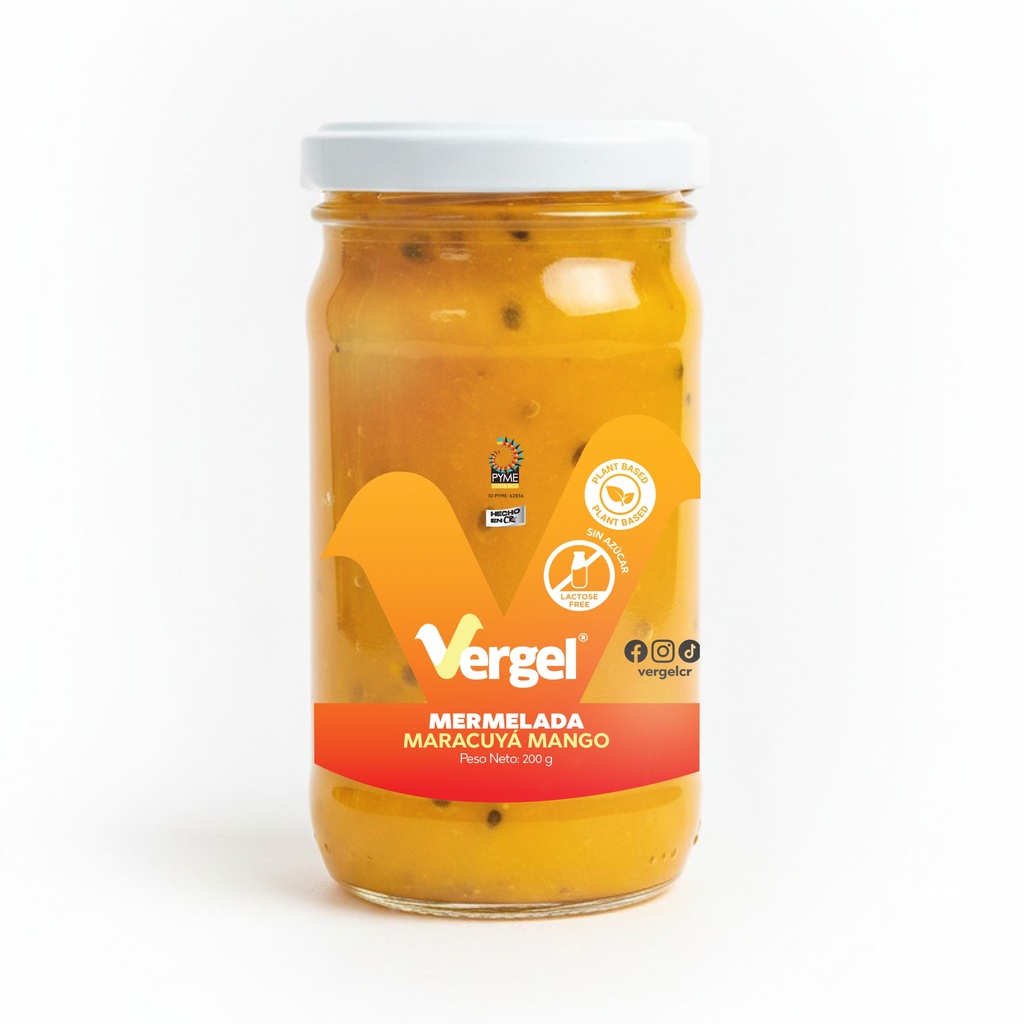 Sugar-free Passion Fruit and Mango Jam 200g
