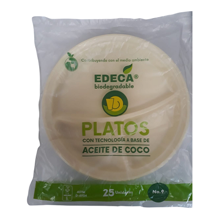 Plato #9 con división Aceite de Coco