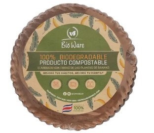 Platos # 7 Fibra de Banano (10 uds)