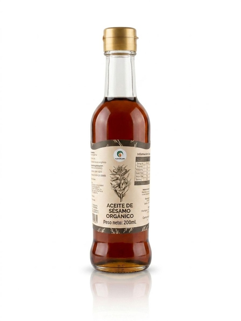 Aceite de Sésamo Orgánico (200ml)