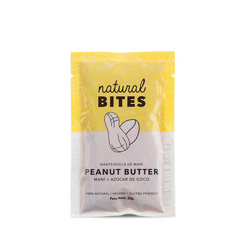 Sachet - Mantequilla de Mani y Azucar organica de Coco Caja