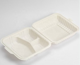 Corn Starch Tray 8x8 w/Divider