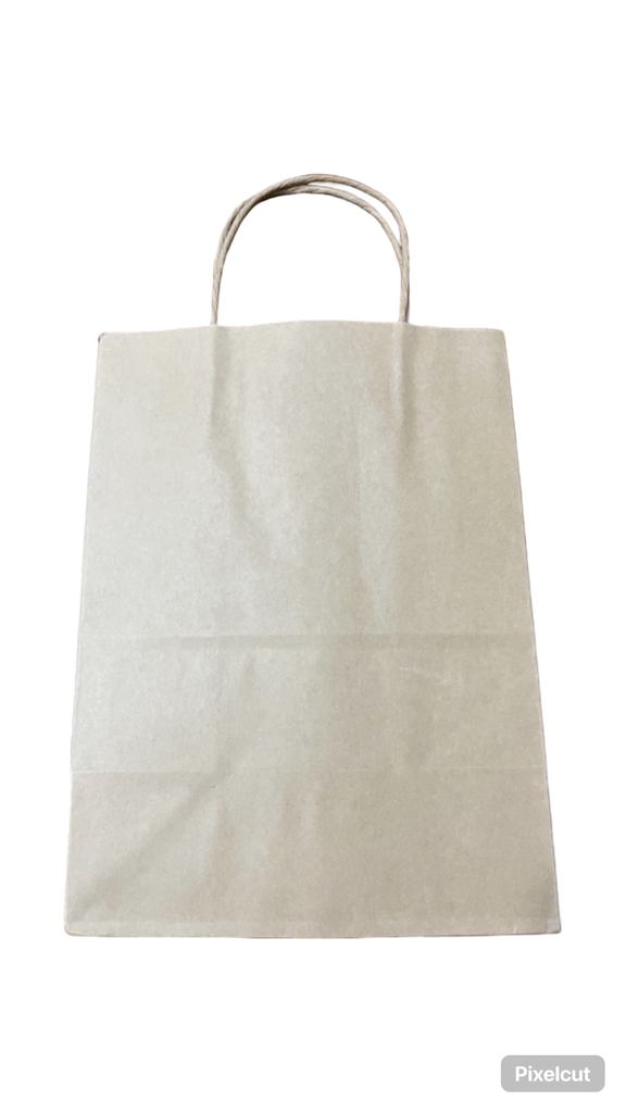 Kraft Bag with Handle, 20 lbs, Short (L27xW21xD13)