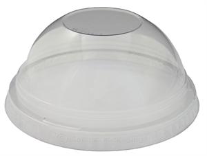 Dome PLA Cup Lid 9Q-24 Straw Hole CP