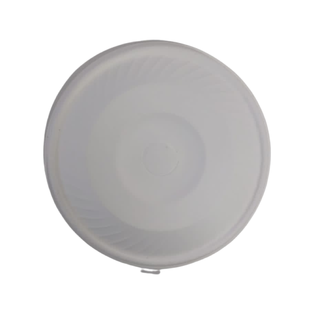 Bagasse Cup Lid with Straw Hole 90mm (12oz-22oz)