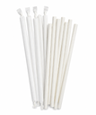 8mm White Paper Straw for Smoothies