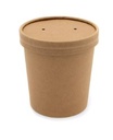 Kraft Container 16 oz (98mm) Green Stripe