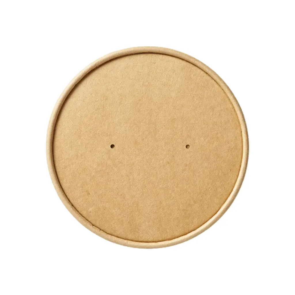Kraft Container Lid 8oz (97mm)