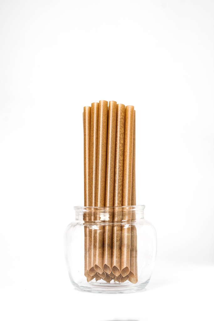 Pajilla Fibra Super Jumbo 21cmx11.2mm, Envuelta