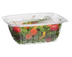 12 oz Transparent Rectangular Deli