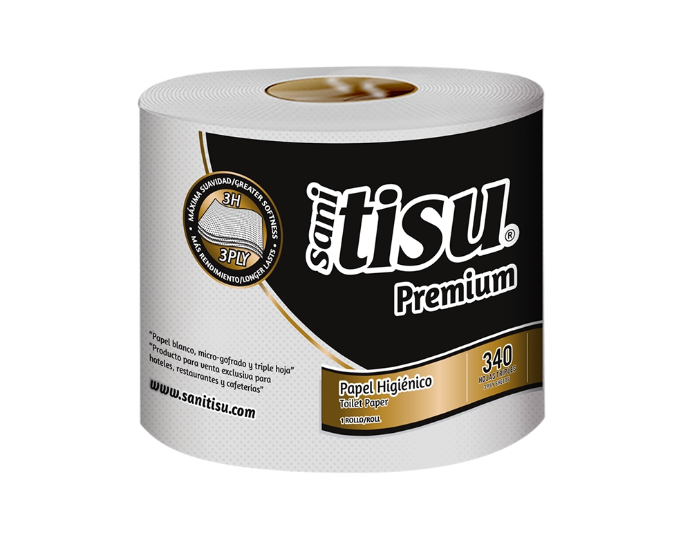 Papel Higienico Premium Rollo 350h 2H