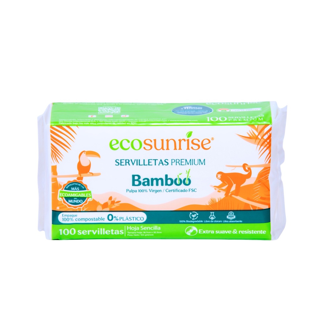 Small Rectangular Sunrise Napkin (100 ct.)