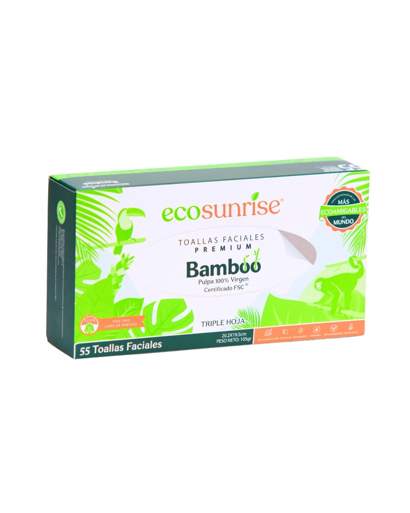 Pañuelo Facial Rectangular 55u. 3H