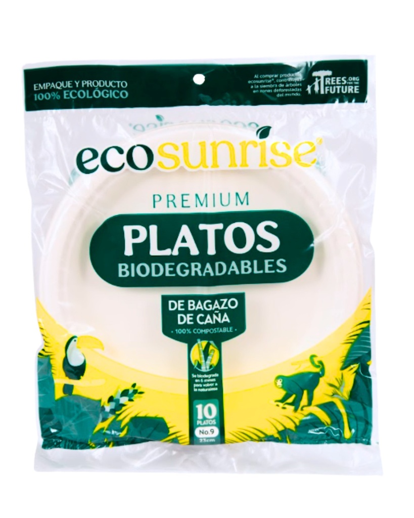 Plato Bagazo #9 (10u.)