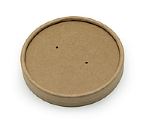 Tapa p/envase redondo Kraft 6oz 
