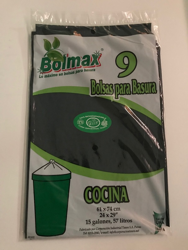 Bolsa grande Bolmax negra paq 9 uds