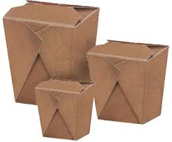 Cajas cartón color kraft 26 oz