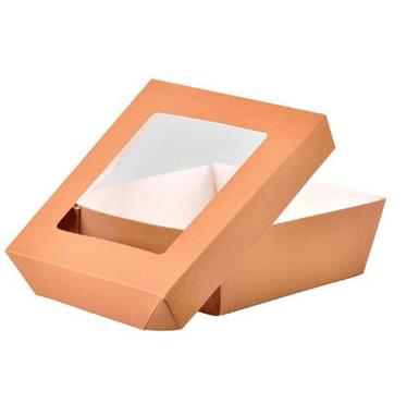 Caja cartón #6 ventana  20 cm x 20 cm x 5cm