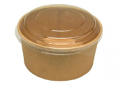 Tazon Kraft 1000ml Con tapa Plastica