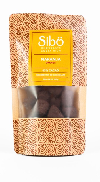 Choco coated orange 63% (100gr) 